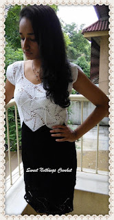 a gorgeous ladies dress - free crochet pattern info from Sweet Nothings Crochet