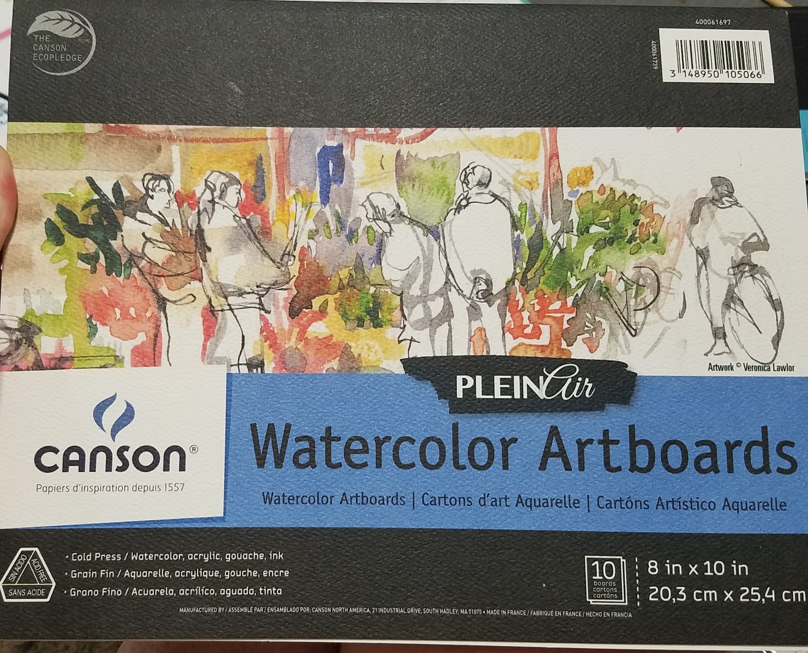 Paper Review: Canson Montval Artboard: Watercolor Basics