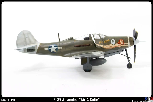 Maquette du P-400 Airacobra "Air A Cutie" d'Eduard au 1/48.