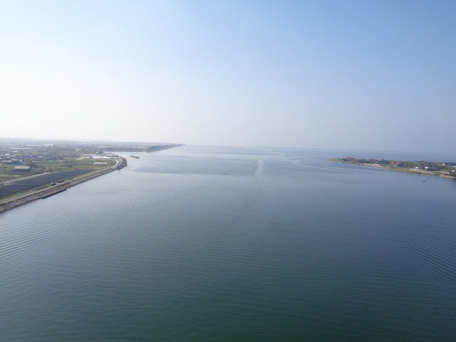 江島大橋（ベタ踏み坂）の展望台からの眺め