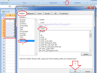 Cara membuat kata UNIT Otomatis setelah angka di excel