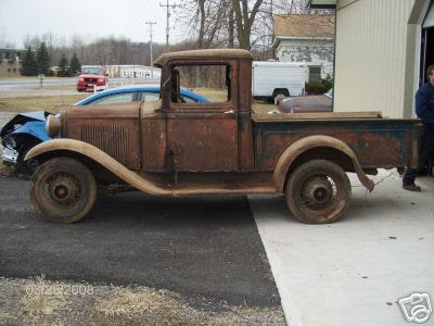 of a'32 Ford pickup that I thought could use a little chop and section