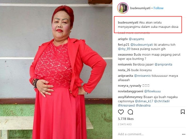 10 Status 'Bude Sumiyati' yang Absurd Abis, Kocak Banget!