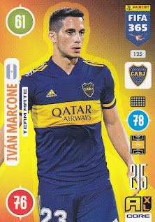 Panini Adrenalyn XL FIFA 365 2021 collection Boca Juniors Set