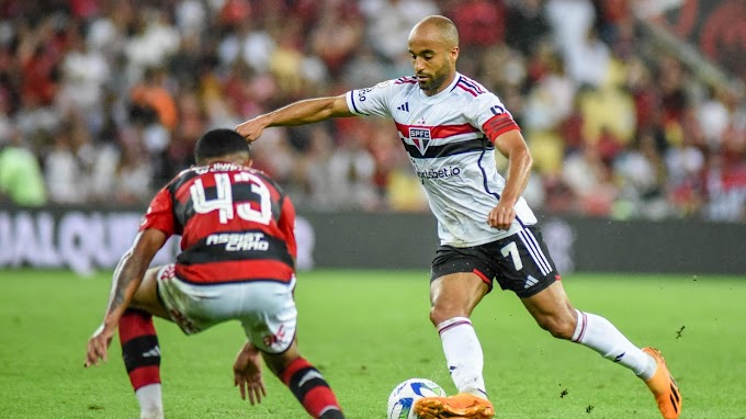 Lucas treina como titular e deve jogar decisão contra Corinthians