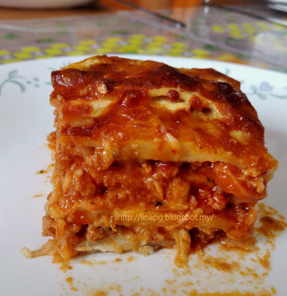 Lasagna Roti Simple Dan Sedap - TERATAK MUTIARA KASIH