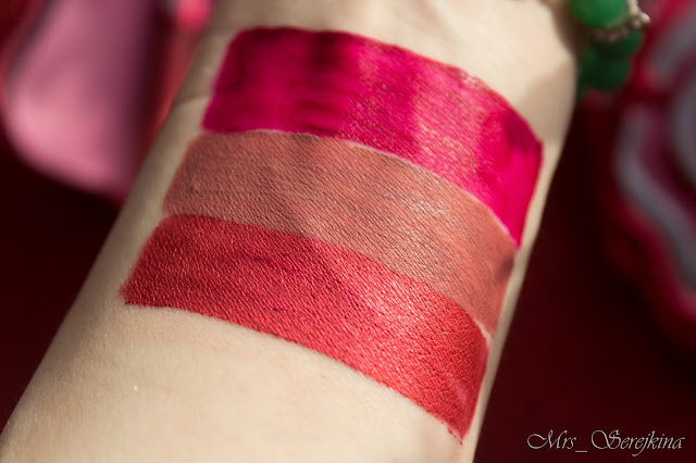 Lime Crime Red Velve-Tin Mini Velvetines Boxed Set swatches