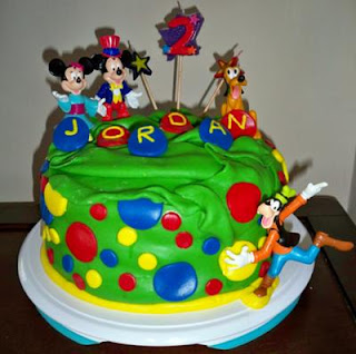 Sweety Mickey Mouse Birthday Cake