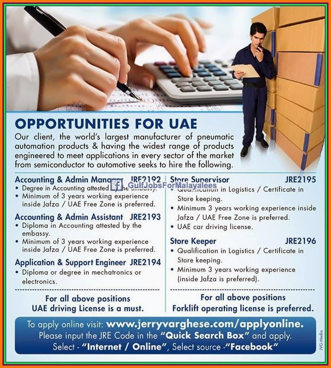 Free job Recruitment for UAE