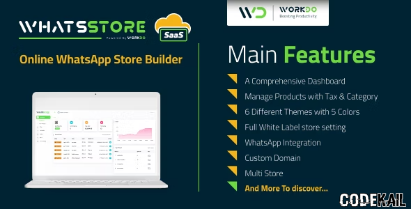 WhatsStore SaaS V5.3 nulled - Online WhatsApp Store Builder