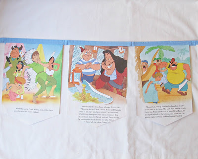 image peter pan bunting domum vindemia bedroom decor nursery children garland homewares