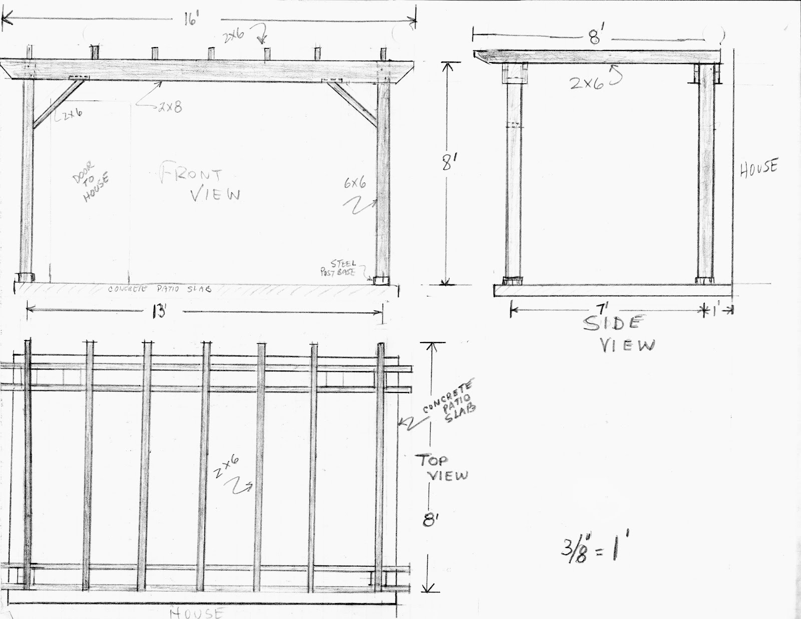 Woodwork Plans For Pergola PDF Plans