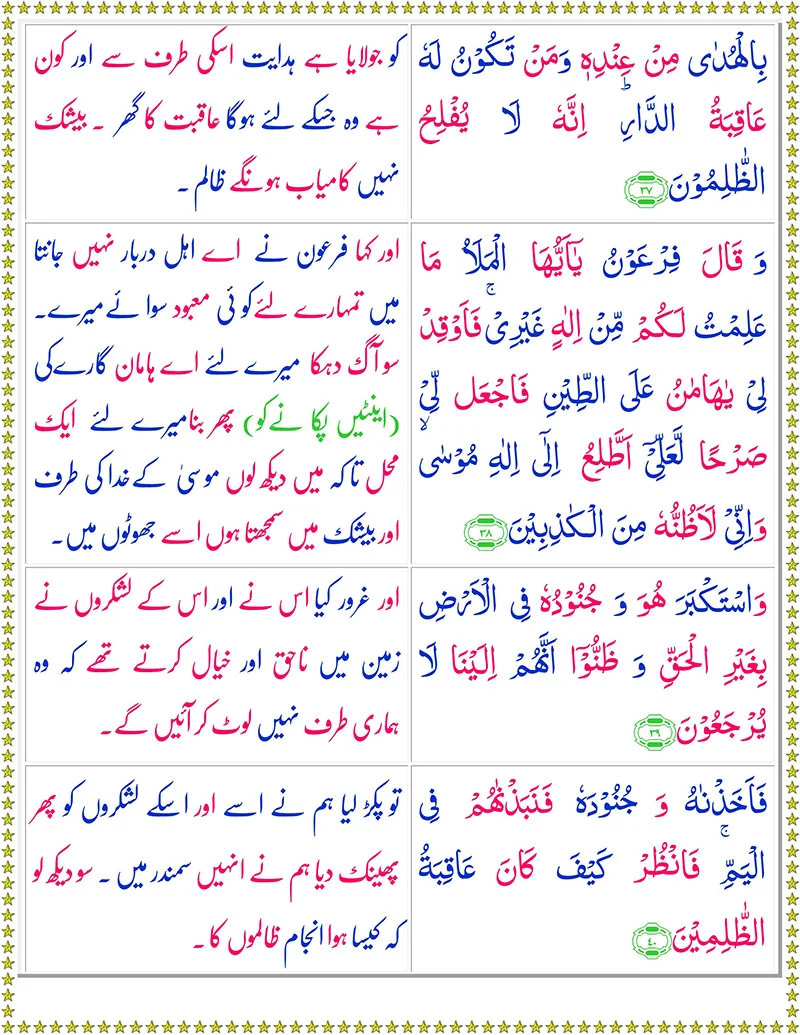 Surah Al-Qasas  with Urdu Translation,Quran with Urdu Translation,Quran,