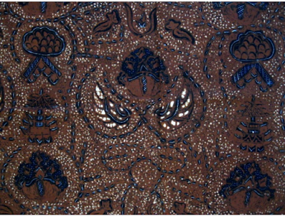 Corak batik tradisional khas solo motif semen rante