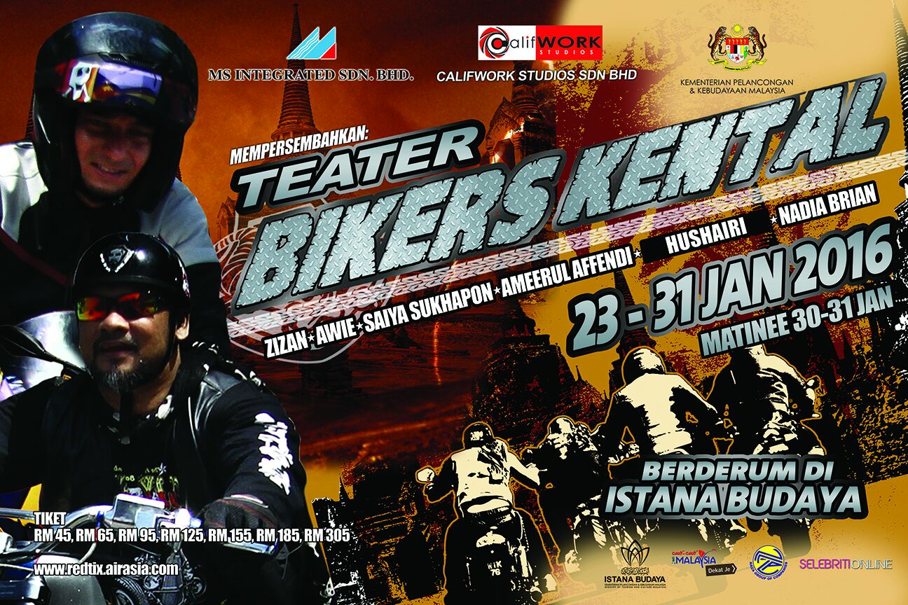 Dya Mohamad: Teater Bikers Kental 2016 lawak gile!!