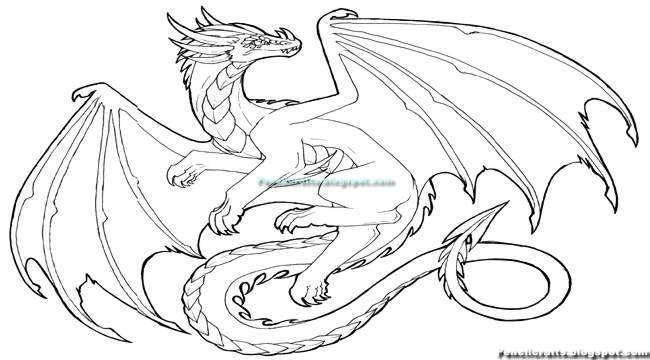 Easy Dragon Pencil Drawing