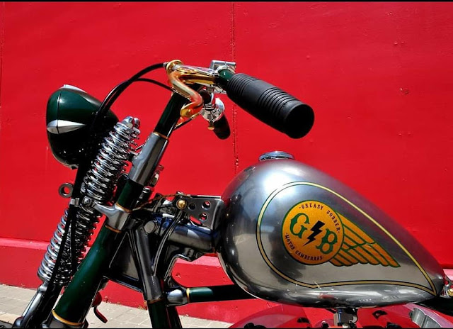 Harley Davidson Shovelhead By Greasy Bobber Speed Shop Hell Kustom