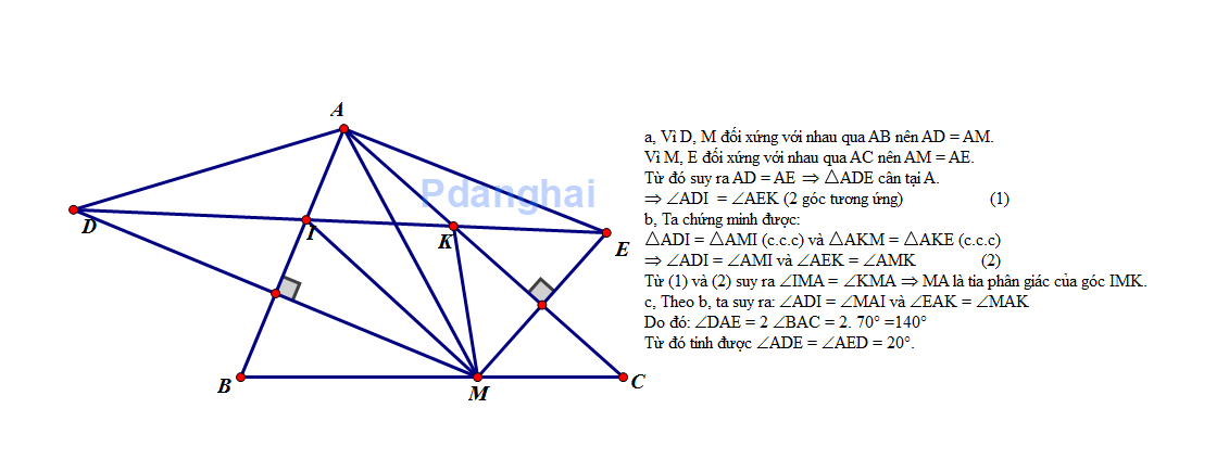 Một bài toán hình học 8