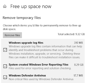 Cara menghapus Sistem File Pelaporan Kesalahan Windows yang sangat besar