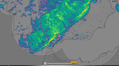 Radar meteorológico 19 10 2023