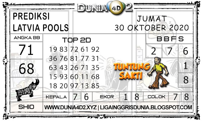 Prediksi Togel LATVIA DUNIA4D2 30 OKTOBER 2020