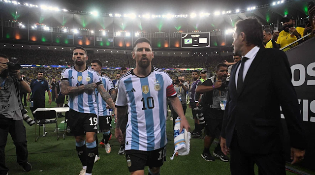 The Maracana brawl is why Messi left the field