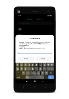 Kikipu berbagi pulsa tri terbaru