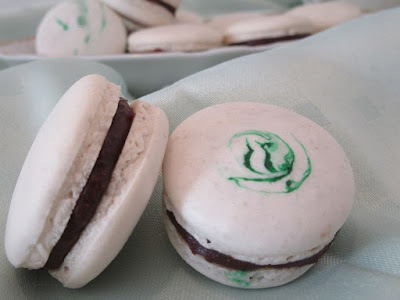 Snježni macaronsi / Snow white Macarons