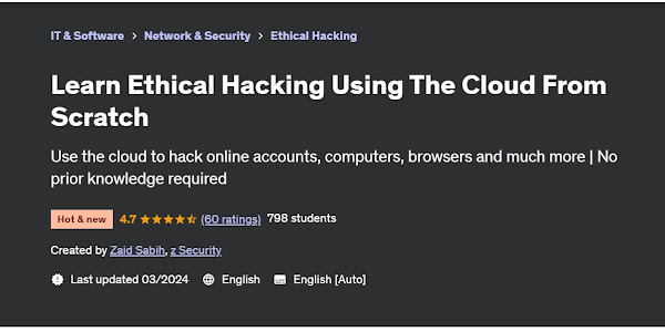 Learn Ethical Hacking Using The Cloud From Scratch