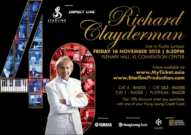 Richard Clayderman, Malaysia, 40th Anniversary Concert 