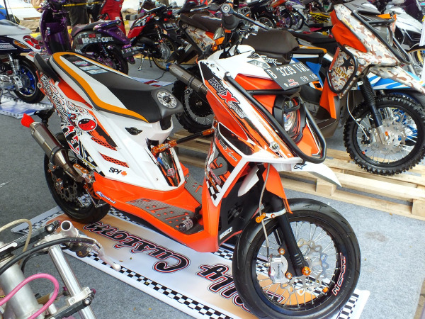  Modifikasi Motor Yamaha X Ride Untuk Kontes Modifikasi 
