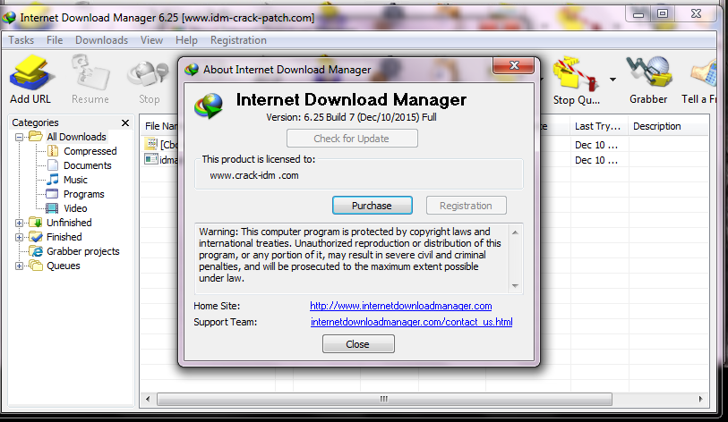Internet Download Manager (IDM) 6.25 build 7 Crack & Patch ...