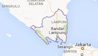 peta provinsi Lampung'