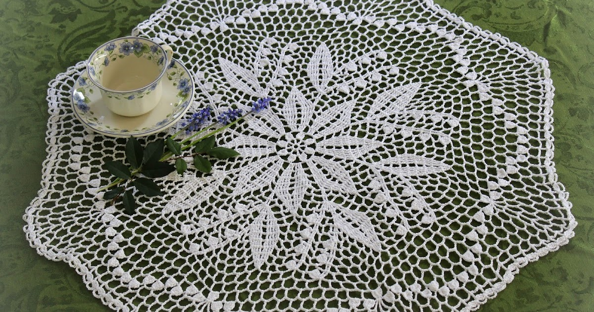 crochet blanket cotton baby the Doily, Lily Free Crochet: Pattern Vintage of Valley Lacy