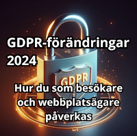 hur webbplatsägare och besökare påverkas av de nya GDPR-reglerna som träder i kraft 2024