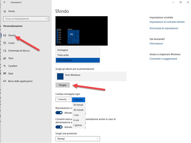 personalizzazione-sfondo-windows