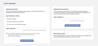 Buat Halaman Facebook