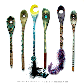 Spoon Wands for Fairy Spying - Nichola Battilana pixiehill.com
