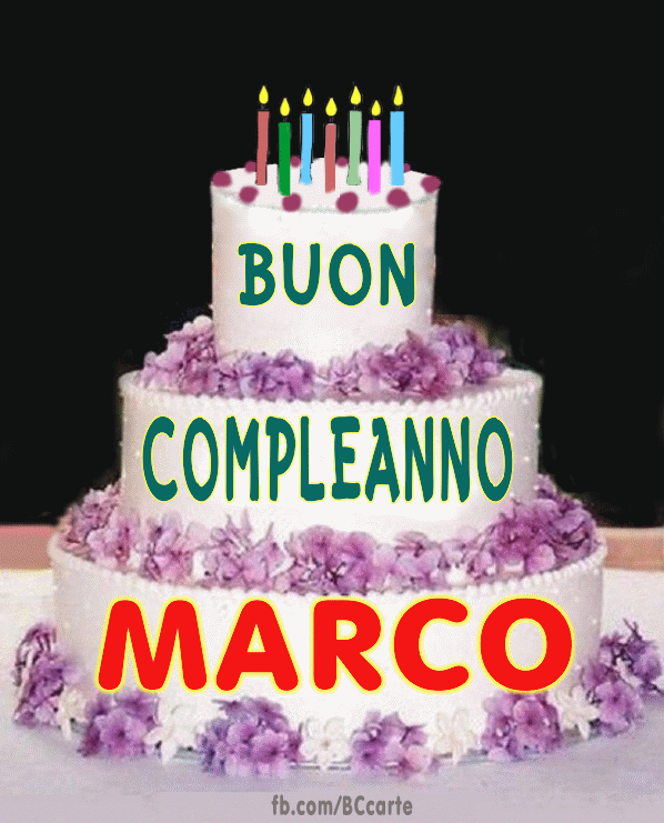 Buon Compleanno Marco Gif