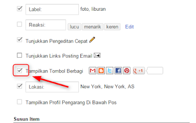 cara menampilkan social share button blogger.com