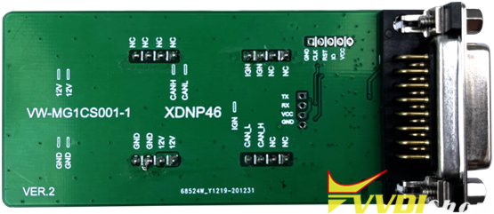 XDNP46 VAG MG1CS001 ECU Interface Board