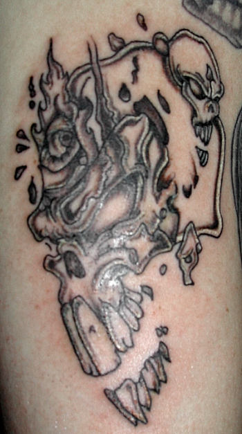 skull tattoo design. skull tattoo design. skull