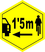 Resultado de imagen de 1,5 m respect cyclist