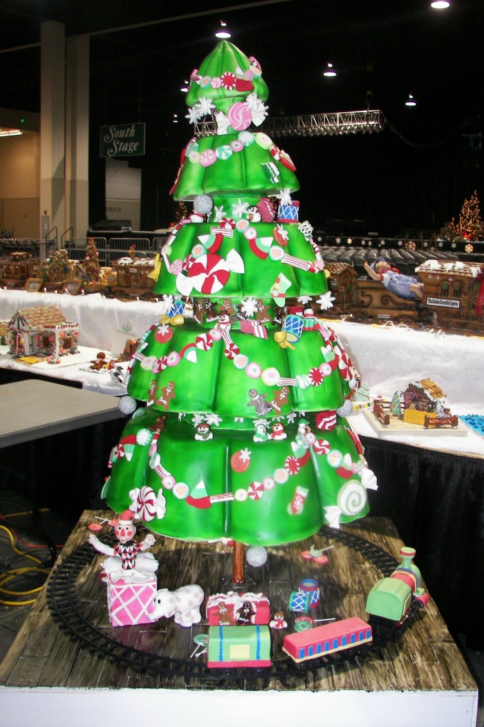 funny christmas cards: Christmas Tree Cake