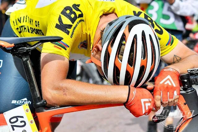 Adam De Vos fail to retain his yellow jersey Stage 5 LTdL 2018