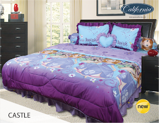 Sprei california motif Castle