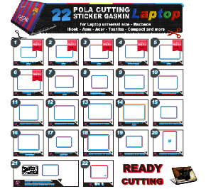 POLA CUTTING for Laptop file CorelDraw .cdr 