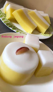 Resep Cara Membuat Puding Jagung Santan