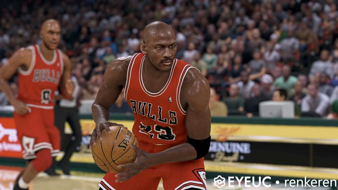 NBA 2K23 Michael Jordan Retro 1996 Cyberface