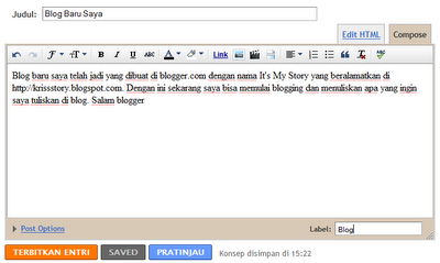 Membuat Blog Di Blogger,blogspot